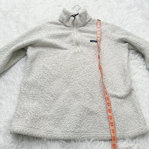 Women Patagonia Los Gatos 1/4 Zip Fleece Sweatshirt in Birch White Size Large - Picture 5 of 8